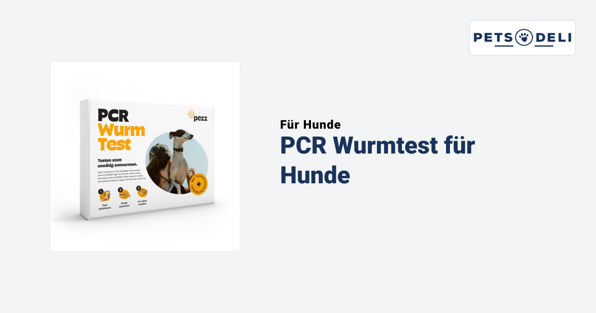 Pezz PCR-Wurmtest für Hunde - Pets Deli