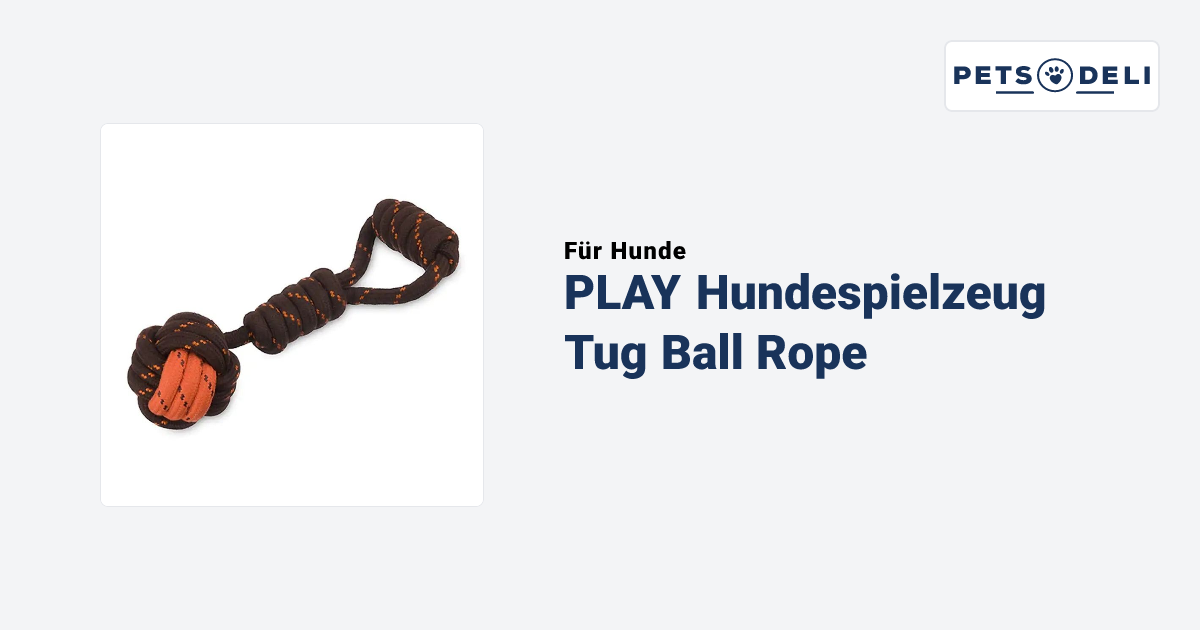 Hundespielzeug Ball Rope - Pets Deli