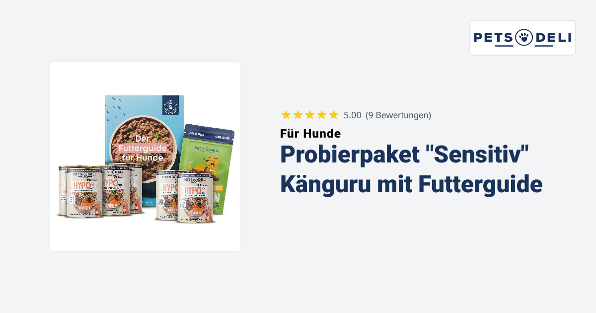 Probierpaket Sensitive Knguru - Pets Deli